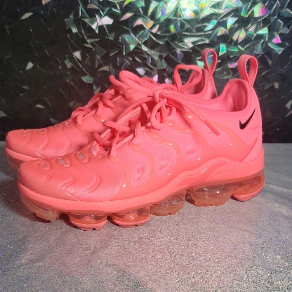 Nike Hot Pink VaporMax Plus Shoes Sz:7.5